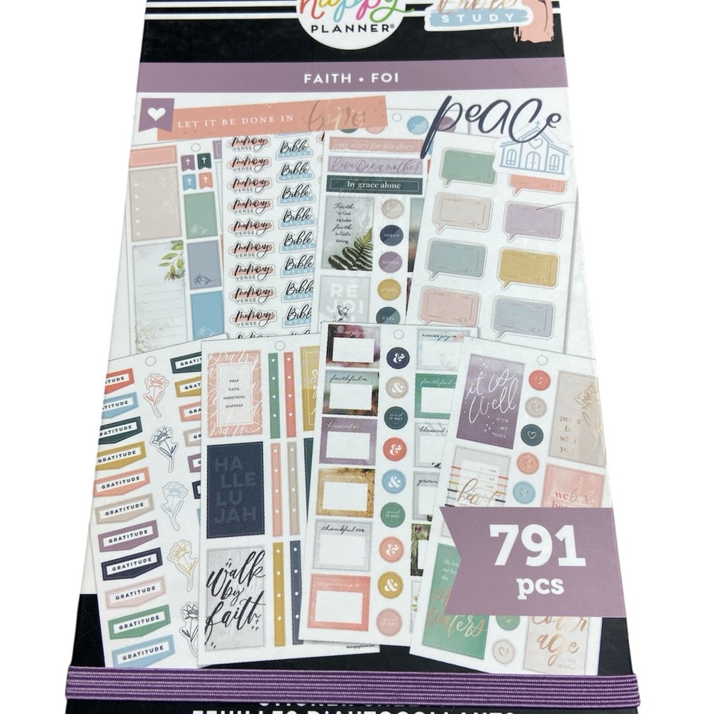Happy Planner Faith Sticker Collection - Multicolor
